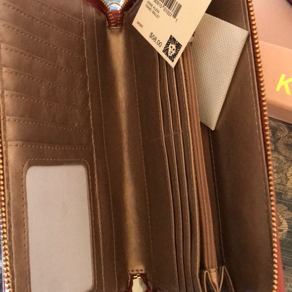 ANNE KLEIN PINK GIFT BOXED WALLET RETAIL 58.00 NWT - Picture 5 of 7